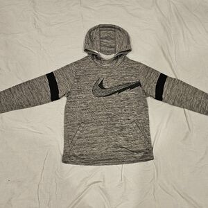 Nike Boys Heathered Gray Hoodie Sweater